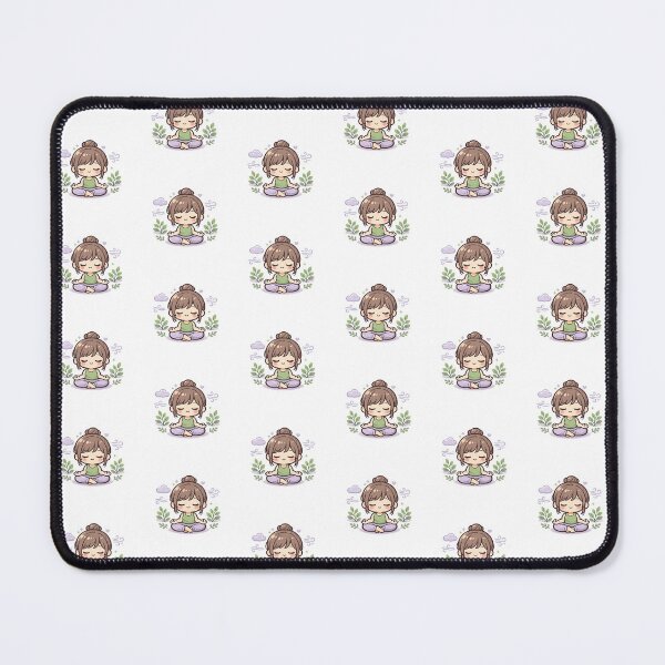 Item preview, Stretching & Yoga Daily Log Kawaii Wellness Planner Sticker designed and sold by yanejoy.