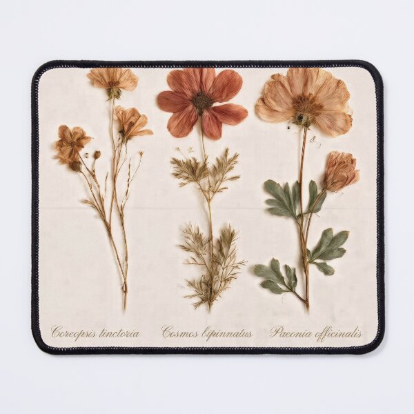 Item preview, Wall Art - Postcard - T-shirt: Pressed Flower Elegance – Vintage Botanical Specimens designed and sold by ForeverPrintsOK.