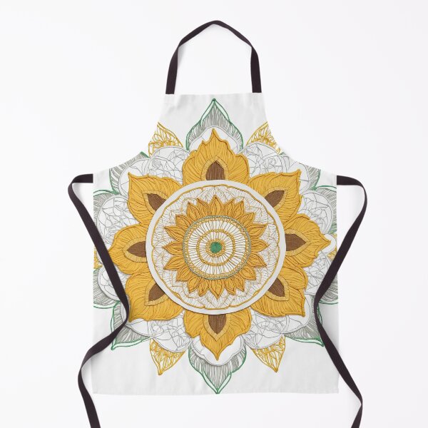 Item preview, Sunflower Folk Mandala Clipart Collection – Embroidery Style 19 designed and sold by PlayPlearnZone.