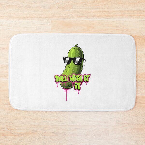 Item preview, funny inappropriate pickles "Dill With It" designed and sold by Uglyandcute.