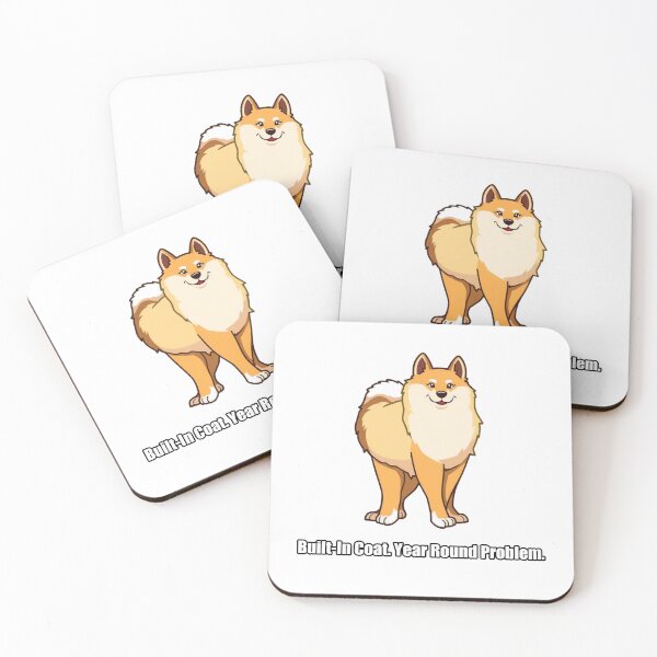 Aperçu de l'œuvre Akita - Built In Coat Year Round Problem - Funny Fluffy Akita Gift créée et vendue par pawdrops.