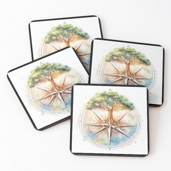 Item preview, The Tree of Life and its Inner Compass designed and sold by Kunoichi-34.