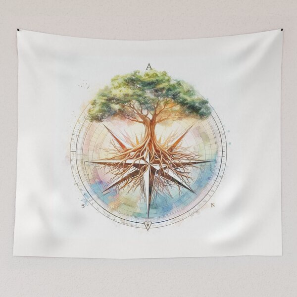 Item preview, The Tree of Life and its Inner Compass designed and sold by Kunoichi-34.