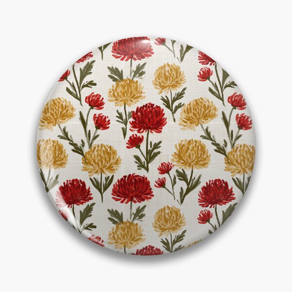 Item preview, Chic Chrysanthemum Flower  - Birth Flower Pattern - Valentine Gifts For Girlfriend designed and sold by RoyalStarsPatts.