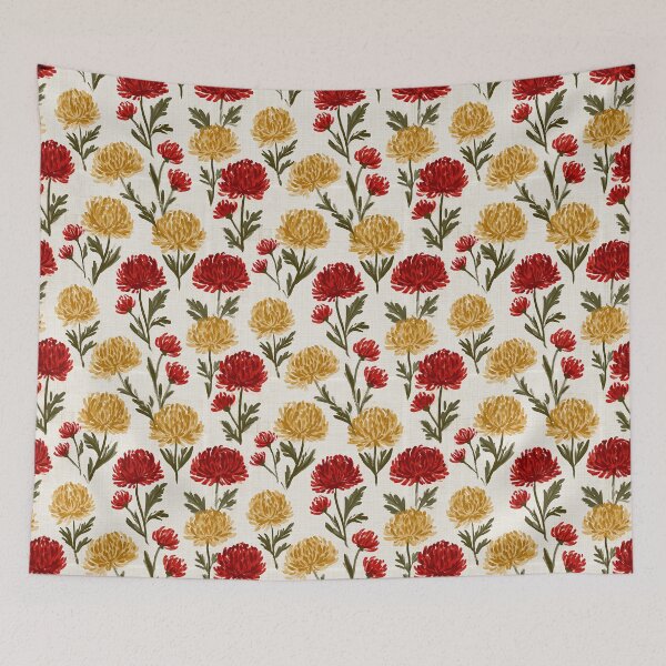 Item preview, Chic Chrysanthemum Flower  - Birth Flower Pattern - Valentine Gifts For Girlfriend designed and sold by RoyalStarsPatts.