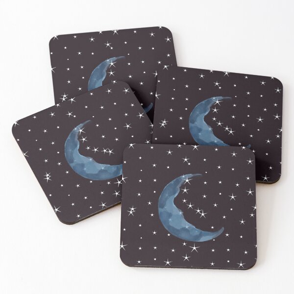 Item preview, Celestial moon and stars pattern  designed and sold by Krishnacre8.