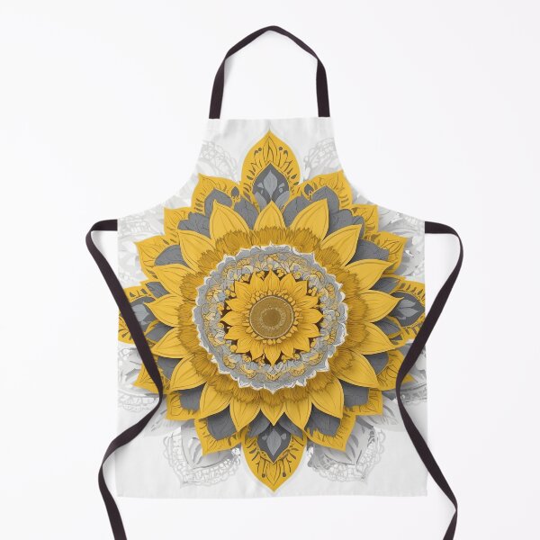 Item preview, Sunflower Folk Mandala Clipart Collection – Embroidery Style 6 designed and sold by PlayPlearnZone.