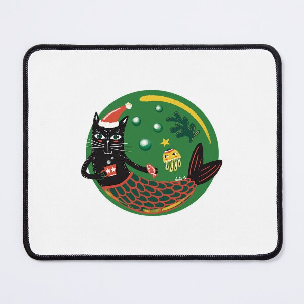 Item preview, Cat Mermaid Folklore Undersea designed and sold by STUDIO376.