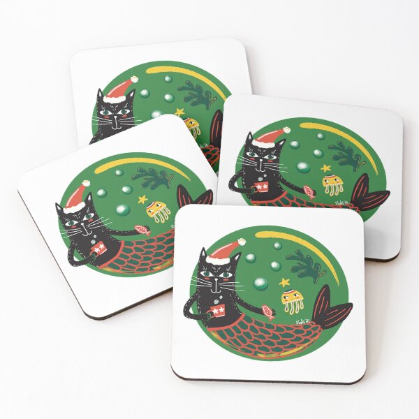 Item preview, Cat Mermaid Folklore Undersea  designed and sold by STUDIO376.