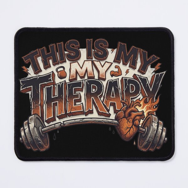 Item preview, This is My Therapy – Funny GYM Shirt, Unique Graphic Tee, Gift Idea designed and sold by Hanno0.