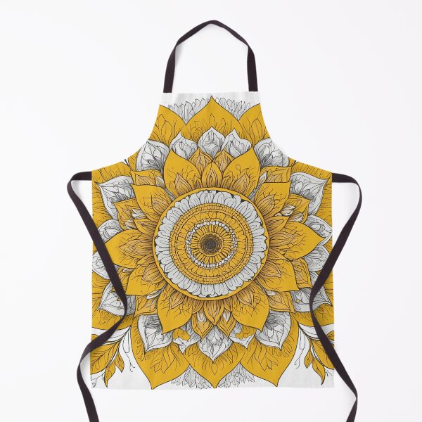 Item preview, Sunflower Folk Mandala Clipart Collection – Embroidery Style 8 designed and sold by PlayPlearnZone.