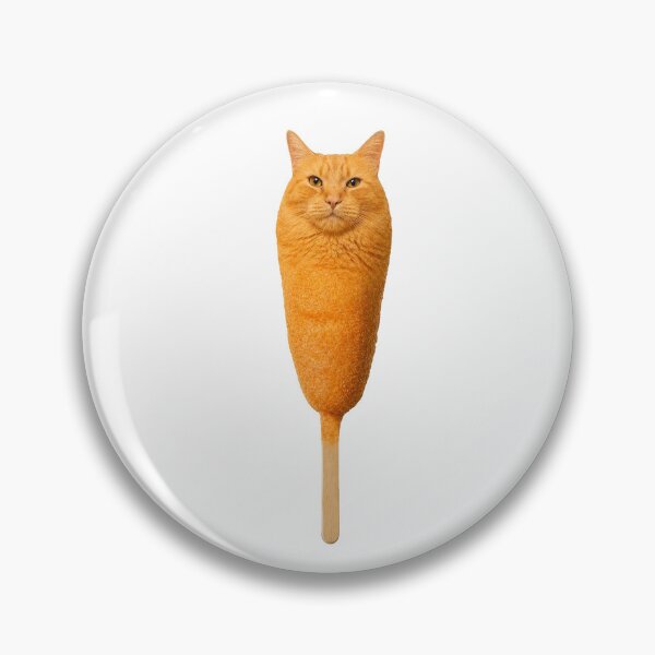 Item preview, CorndogCat Meme designed and sold by CoquetteGoose.
