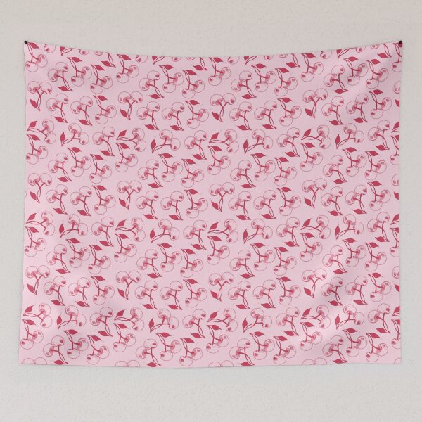 Item preview, Pink Cherries | Pattern designed and sold by ellieoxenfree.