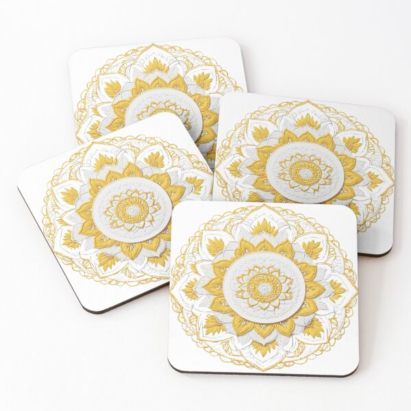 Item preview, Sunflower Folk Mandala Clipart Collection – Embroidery Style 9 designed and sold by PlayPlearnZone.