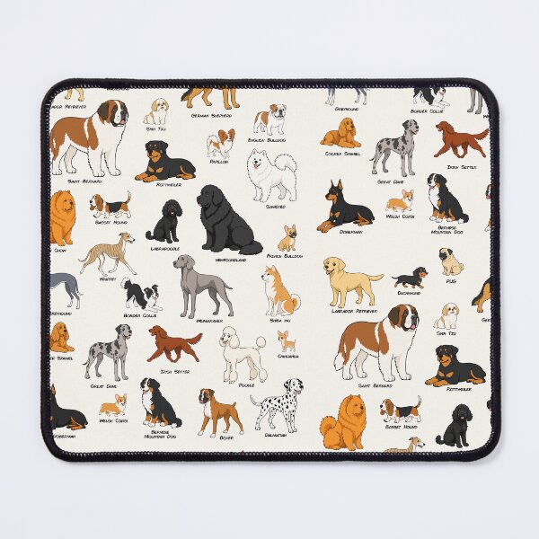 Item preview, all dogs included designed and sold by Stef Ringoot, cartoons and illustrations.