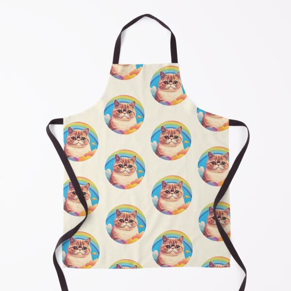 Item preview, Funny Exotic Shorthair Cat Colorful Rainbow Cute Mom Dad Kids designed and sold by rafaeltto.
