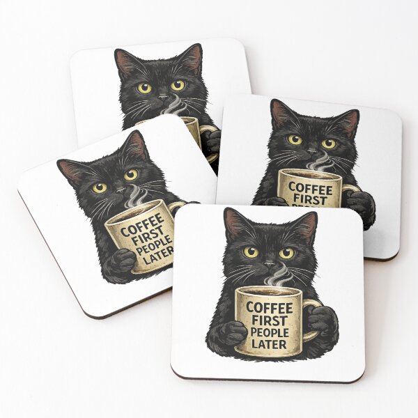 Item preview, Coffee first people later designed and sold by Brejko.