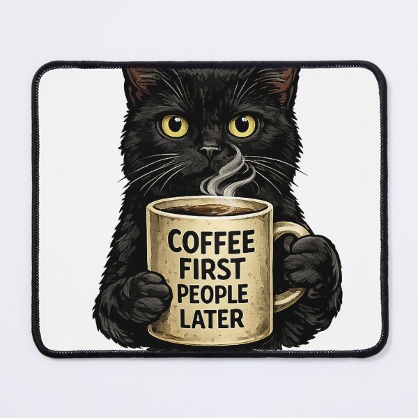 Item preview, Coffee first people later designed and sold by Brejko.