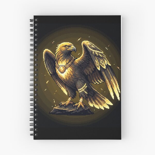 Item preview, Solwing – Golden Arcane Eagle Familiar designed and sold by PixelArcana.