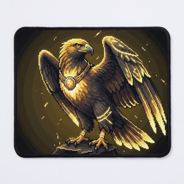 Item preview, Solwing – Golden Arcane Eagle Familiar designed and sold by PixelArcana.