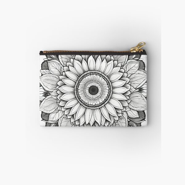 Item preview, Sunflower Folk Mandala Clipart Collection – Embroidery Style 13 designed and sold by PlayPlearnZone.