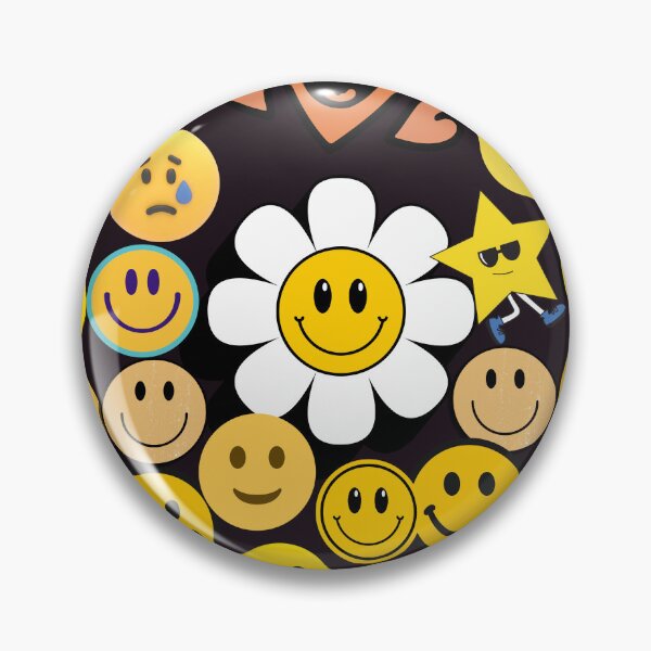 Item preview, Retro emoji  pattern designed and sold by Krishnacre8.