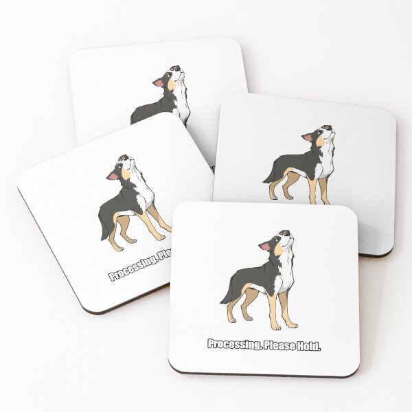 Item preview, Australian Shepherd - Processing Please Hold - Funny Aussie Gift designed and sold by pawdrops.