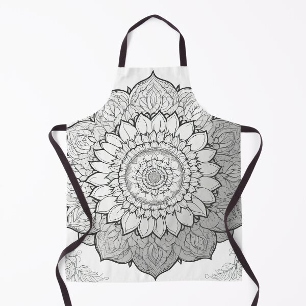 Item preview, Sunflower Folk Mandala Clipart Collection – Embroidery Style 14 designed and sold by PlayPlearnZone.