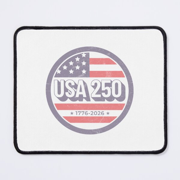 Item preview, USA 250 Vintage Patriotic Badge 1776–2026 American Anniversary Shirt designed and sold by Lynn Creates.