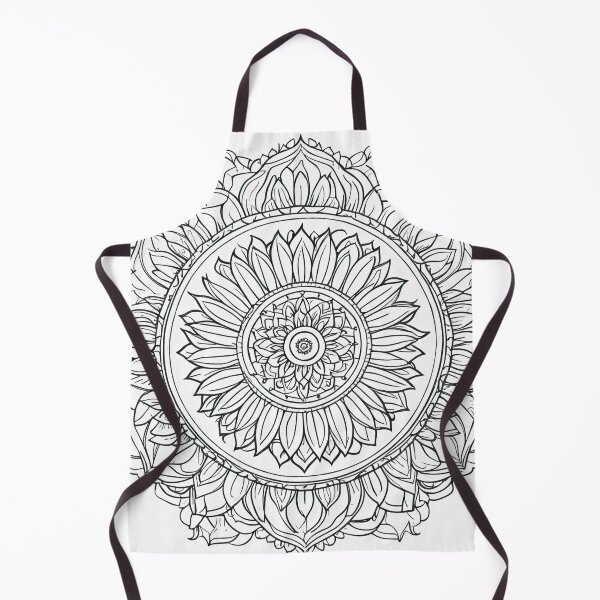 Item preview, Sunflower Folk Mandala Clipart Collection – Embroidery Style 16 designed and sold by PlayPlearnZone.