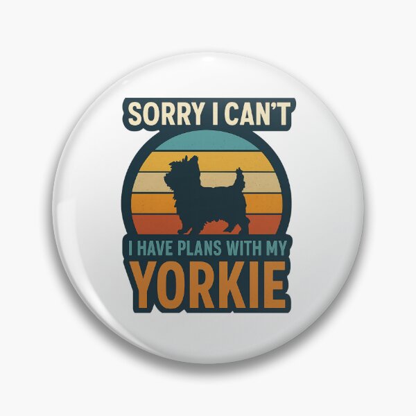 Item preview, Sorry I Can't I Have Plans With My Yorkie Funny Shirt designed and sold by FurAndFlaireg.
