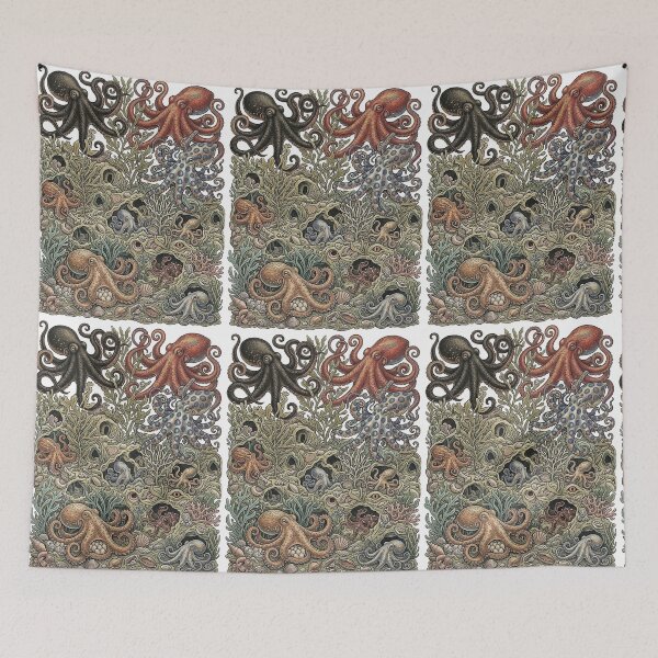 Item preview, Octopuses pattern designed and sold by snoWorkshop.