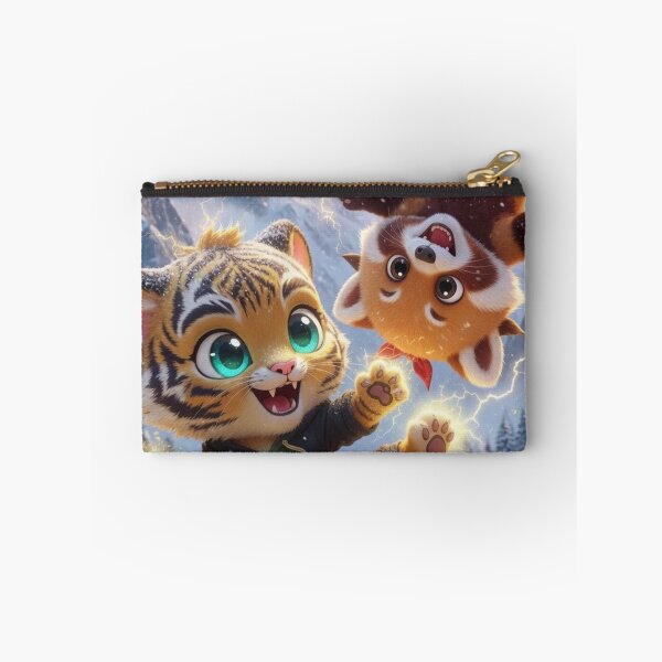 Item preview, Funny Tiger Red Panda Kung Fu Martial Arts Kids Gift Cute Animal Snow Art NeoTigLuna designed and sold by NeoTigLuna.