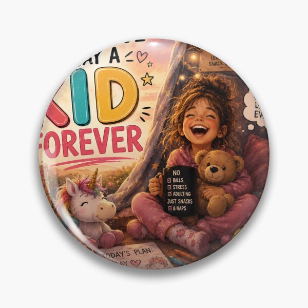 Item preview, A kid forever designed and sold by Suadela Branding.