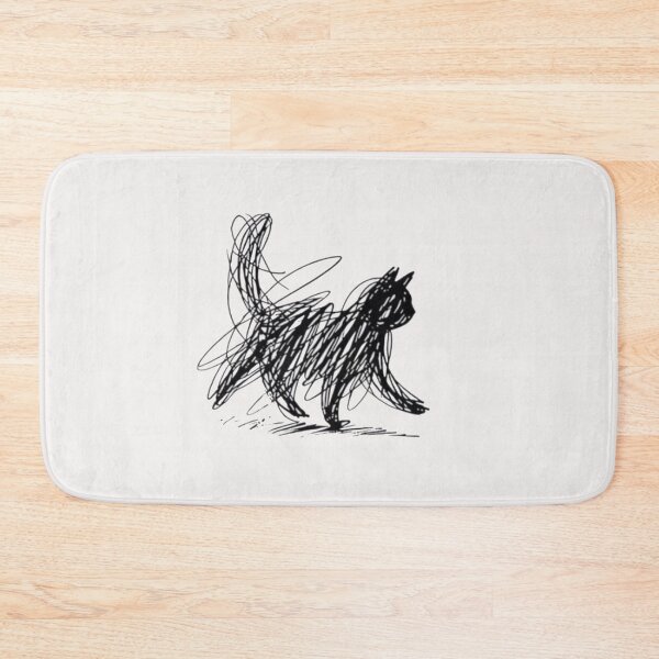 Item preview, Abstract Cat Line Vintage Art  designed and sold by Gbriel3.