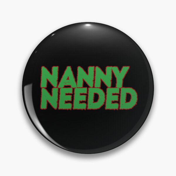 Item preview, Nanny wanted text in green vintage designed and sold by vibeno1.
