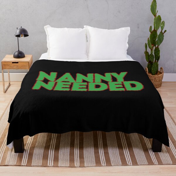 Item preview, Nanny wanted text in green vintage designed and sold by vibeno1.