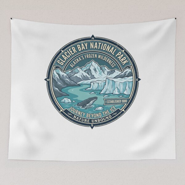 Item preview, Glacier Bay National Park Alaska's Frozen Wilderness Established 1980 Journey Beyond The Ice Nature Unbound National Park Visitor Souvenir designed and sold by Simsimah26Parks.