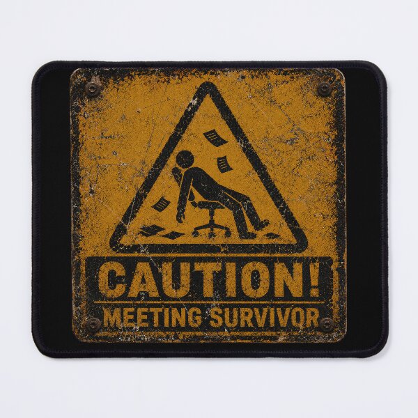 Item preview, SIGNS - Caution meeting survivor designed and sold by MetusArt.