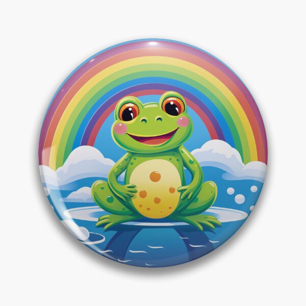 Item preview, Funny Frog Colorful Rainbow Cute Boys Girls Kids designed and sold by rafaeltto.