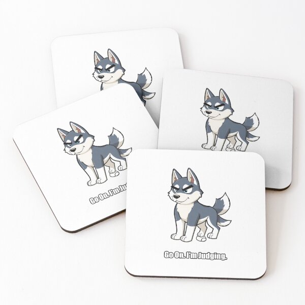 Item preview, Husky - Go On Im Judging - Funny Skeptical Husky Gift designed and sold by pawdrops.