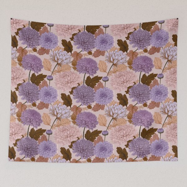 Item preview, Beautiful Chrysanthemum Print - Flower Floral Pattern - Valentine'S Day Gifts For Her designed and sold by RoyalStarsPatts.