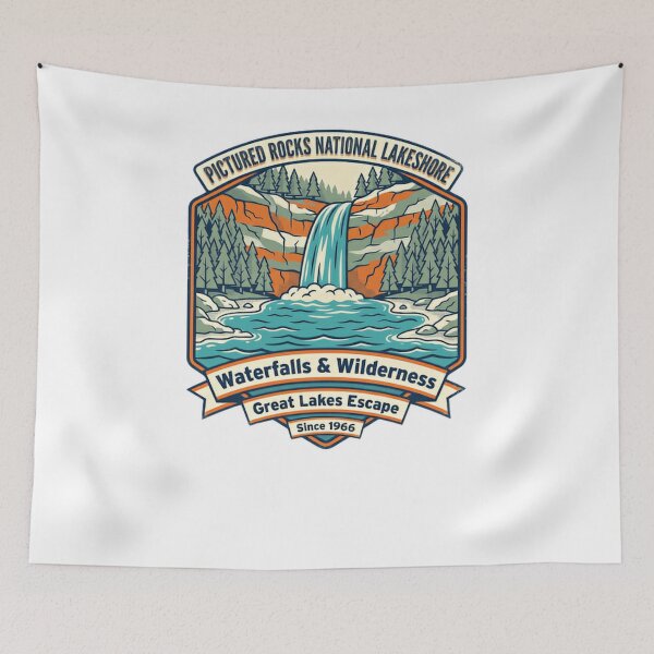 Item preview, Pictured Rocks National Lakeshore Waterfalls Wilderness Great Lakes Escape Michigan Explorer designed and sold by Simsimah26Parks.