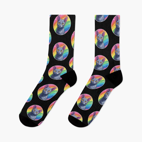 Item preview, Funny Korat Cat Colorful Rainbow Cute Mom Dad Kids designed and sold by rafaeltto.