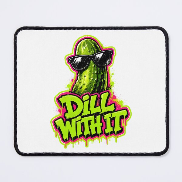 Item preview, funny inappropriate pickles "Dill With It" designed and sold by Uglyandcute.