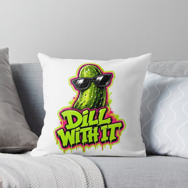 Item preview, funny inappropriate pickles "Dill With It" designed and sold by Uglyandcute.