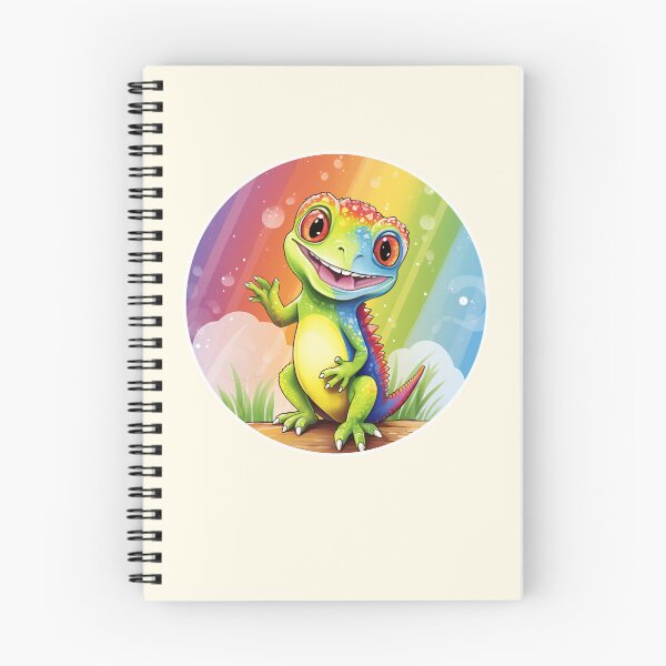 Item preview, Funny Gecko Colorful Rainbow Cute Boys Girls Kids designed and sold by rafaeltto.