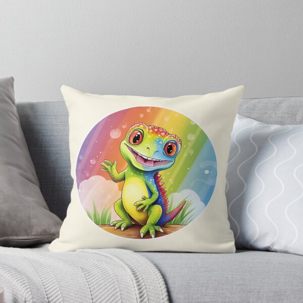Item preview, Funny Gecko Colorful Rainbow Cute Boys Girls Kids designed and sold by rafaeltto.