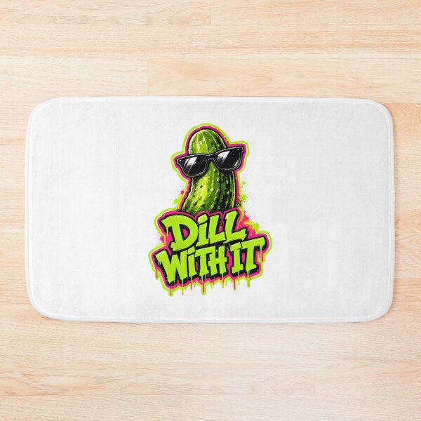 Item preview, funny inappropriate pickles "Dill With It" designed and sold by Uglyandcute.
