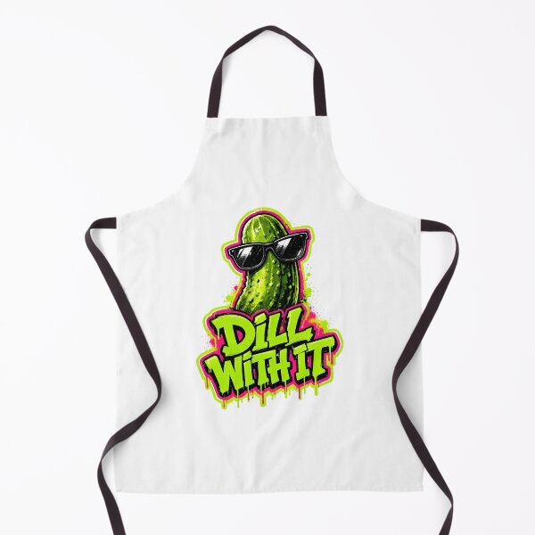 Item preview, funny inappropriate pickles "Dill With It" designed and sold by Uglyandcute.